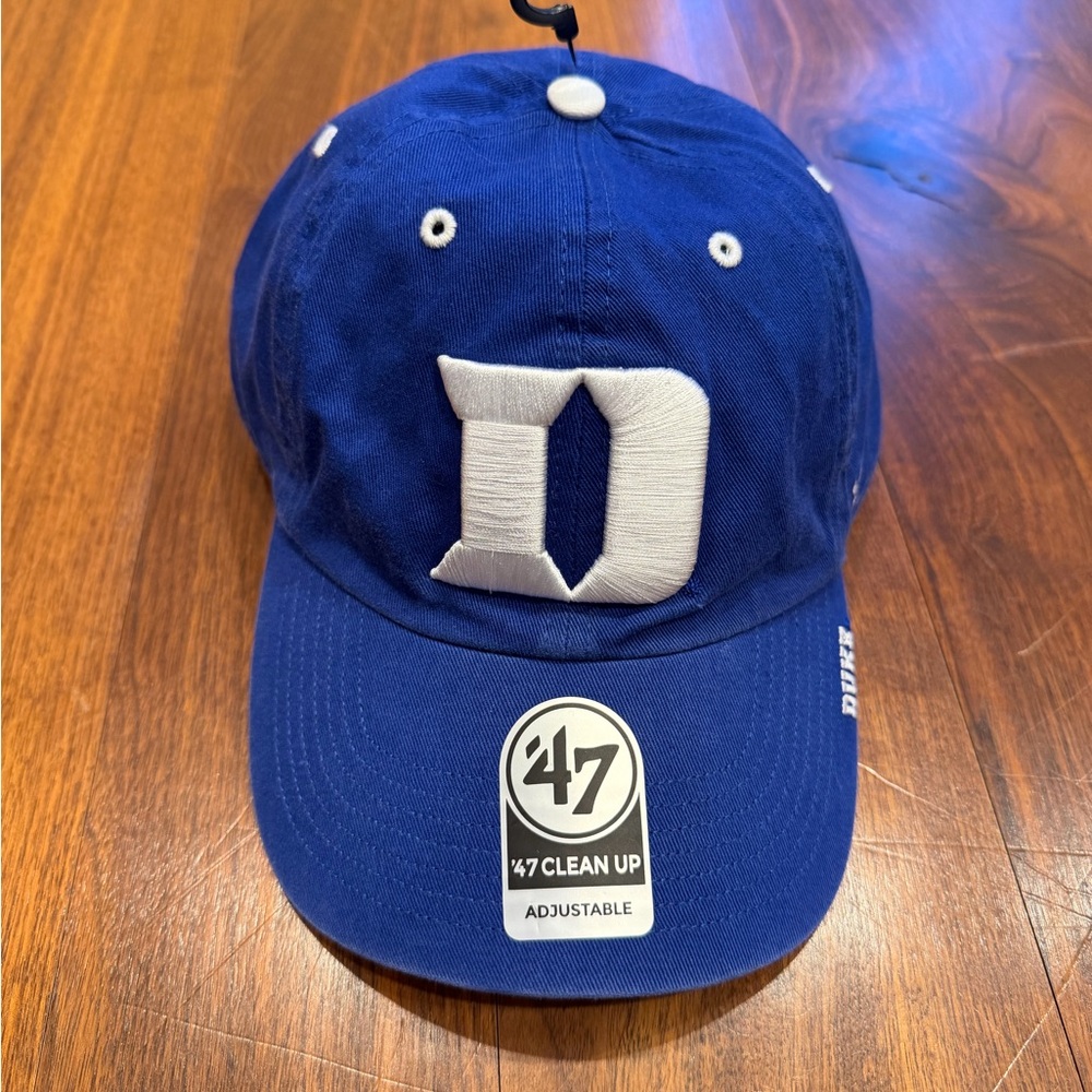 NWT Duke Royal Blue Cap with White Lettering. Unisex. Fully adjustable.